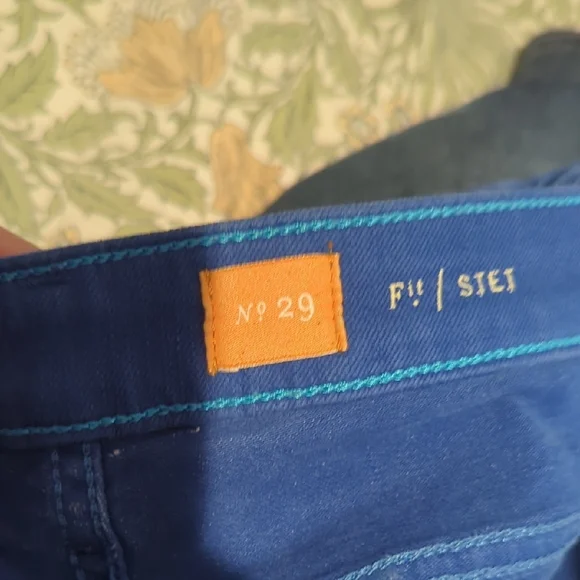 Pilcro Cobalt Blue Women's Jean Shorts - Picture 6 of 7